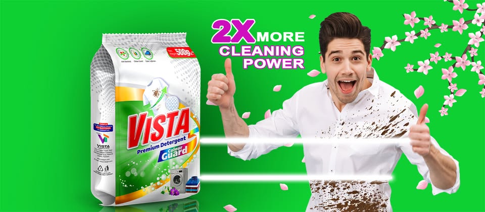 Pakistani detergent brands – Vista detergent Pakistan