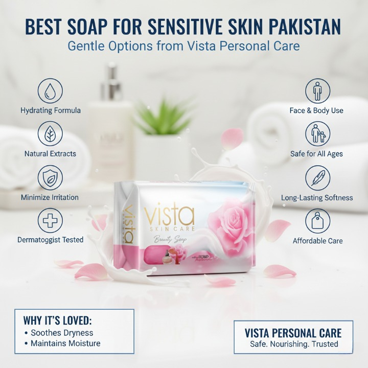 Best Soap for Sensitive Skin Pakistan - Gentle Options from Vista Personal Care