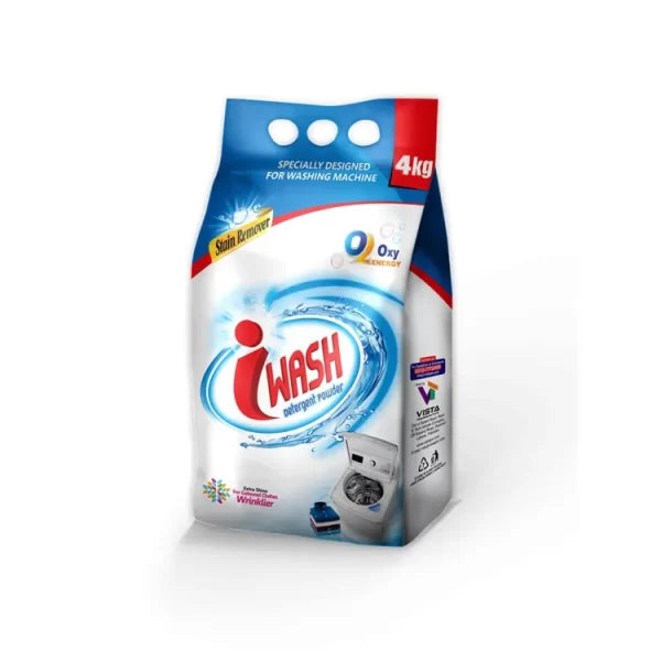 iWash 4kg - Best Washing Powder for Colors Pakistan - vistapk