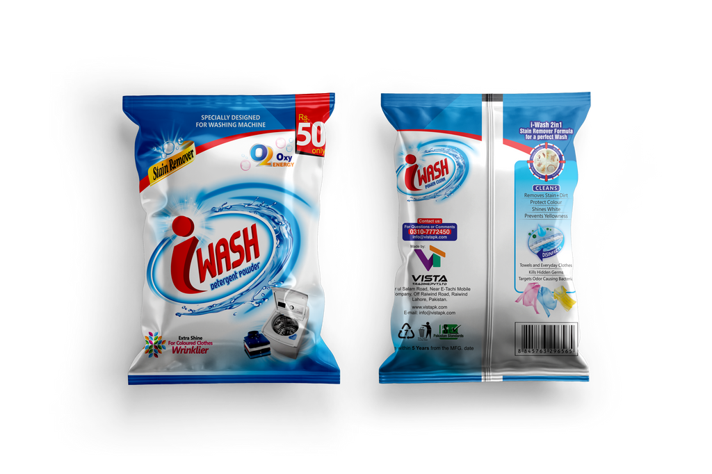 iWash detergent 50rs pack of 3 Pakistan